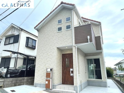 【外観】 | 明石市東朝霧丘　新築戸建 | 2階の各居室から海・淡路島・明石海峡大橋を眺められます♪