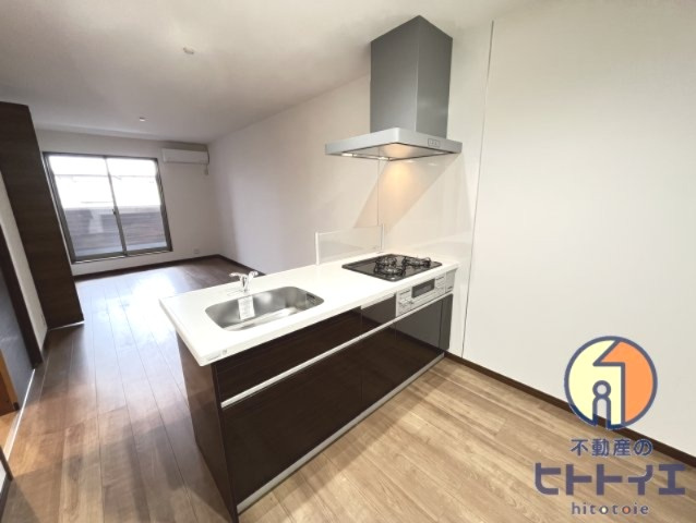 k-ideal八女Ⅱ　A棟のキッチン|人気のカウンターキッチンです♪