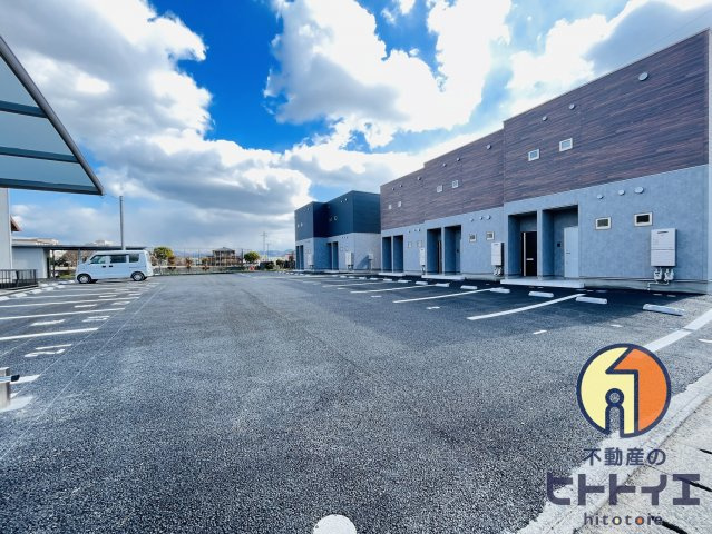 k-ideal八女Ⅱ　A棟の駐車場