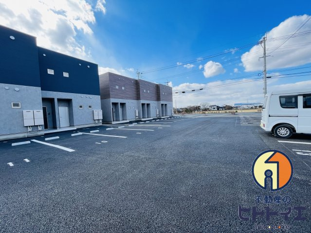 k-ideal八女Ⅱ　A棟の駐車場