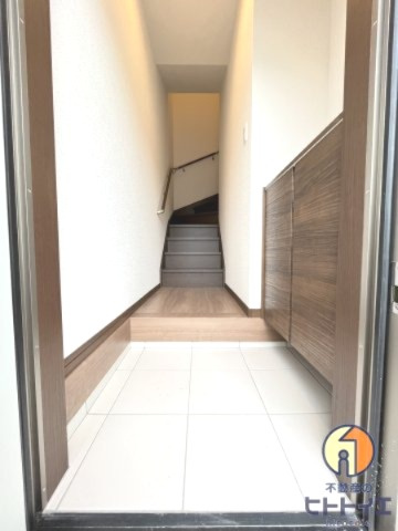 k-ideal八女Ⅱ　A棟の玄関