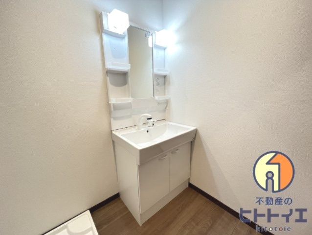 k-ideal八女Ⅱ　A棟の洗面所|洗髪洗面化粧台です♪