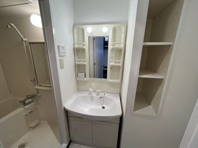 【洗面所】 | セントロイヤルクラブ新大阪 | 朝の身支度には欠かせない独立洗面化粧台