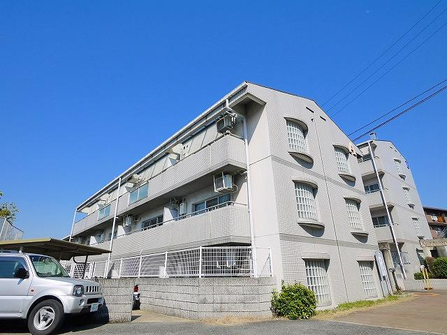 シティパレス東生駒PⅢAの外観|外観は落ち着いています