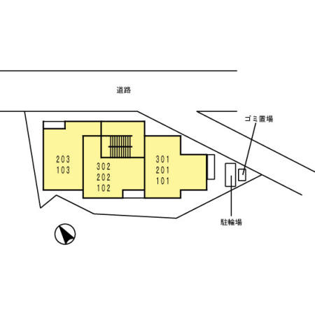 ベルファースト清水が丘Ⅱの区画図