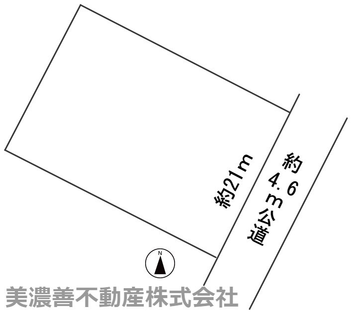 ５９２６６　岐阜市祇園土地の区画図