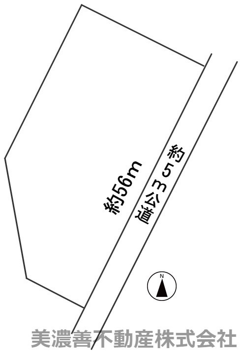 ５９２６５　岐阜市祇園土地の区画図