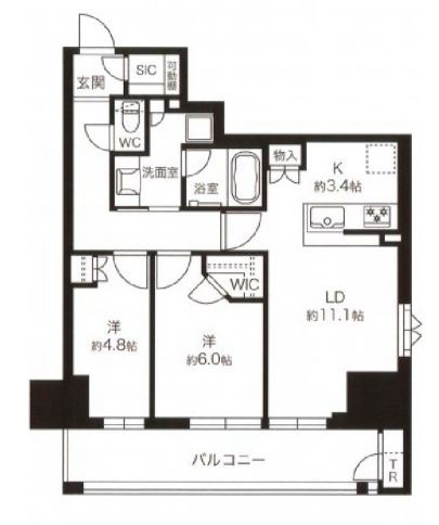 ブランズ大阪松屋町の間取り