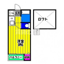 【間取り】 | ジェイズ駅南の間取り