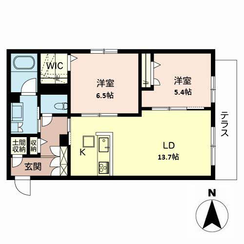 シャーメゾンフルールの間取り