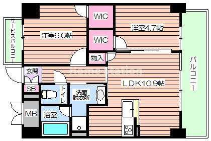 【間取り】 | エスペランサ海老江