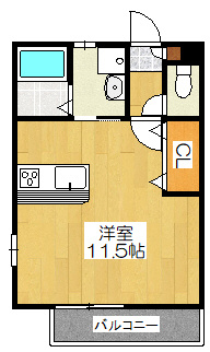 CALM DOWNの間取り