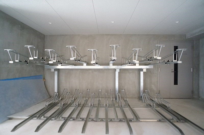 エスティメゾン森下の外観|自転車置き場