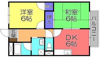 【間取り】 | エクセル南天保B