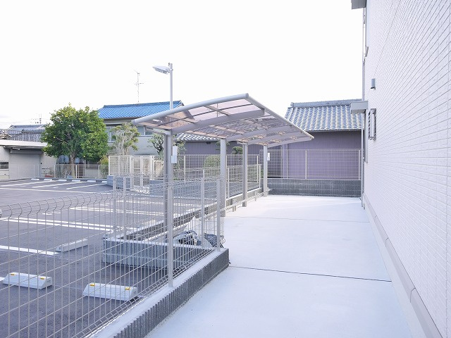 グランデのその他共用部分|駐輪スペースです