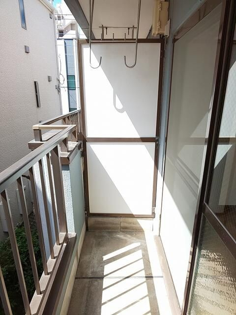 プチハイムＫのバルコニー