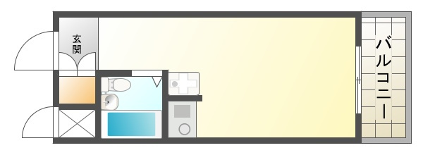 カレッジハイツ2の間取り