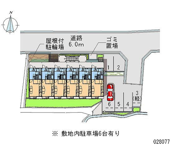 レオパレスさくらの区画図