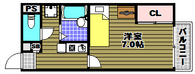 レオパレスさくらの間取り