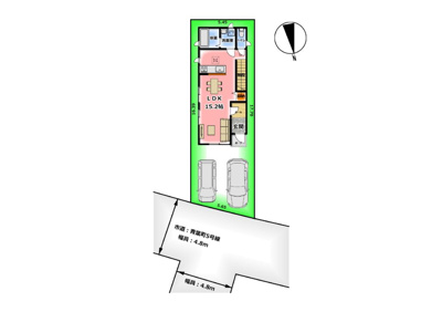 【土地図】 | 鳥取市青葉町３丁目未入居戸建て