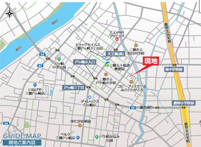 【地図】 | 三郷市戸ヶ崎3丁目3890