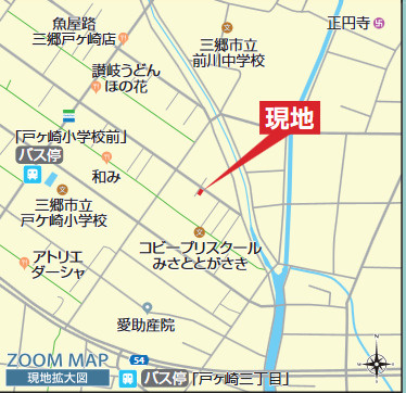 【地図】 | 三郷市戸ヶ崎3丁目3890