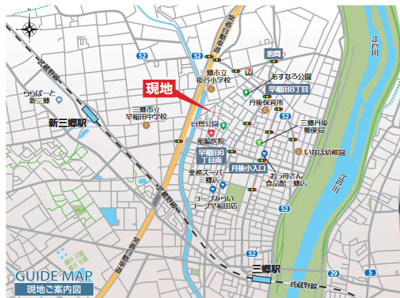 【地図】 | 三郷市早稲田6丁目