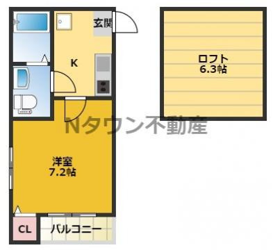 【間取り】 | アソシア浅間 | 間取りです。