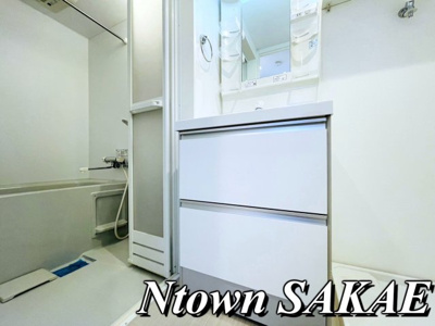 【洗面所】 | Globe amaranth庄内通 | コンパクトで使いやすい洗面所