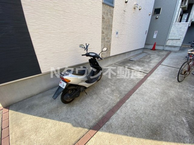 【その他共用部分】 | クリアス | 敷地内駐輪場です