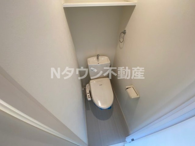 【トイレ】 | K Flat | 清潔感のあるトイレです