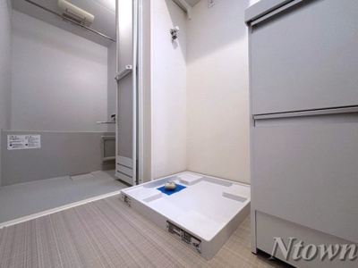 【設備】 | ハーモニーテラス押木田町 | 洗濯機置き場です