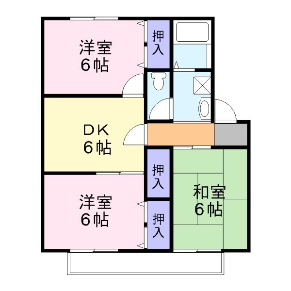 グランドゥール殿元の間取り