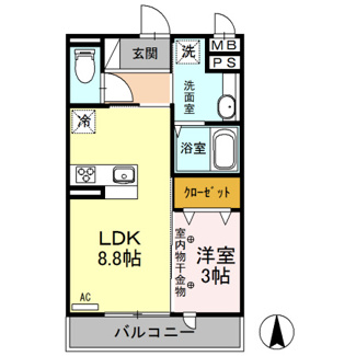 【間取り】 | ラ・サンテ　Ａ