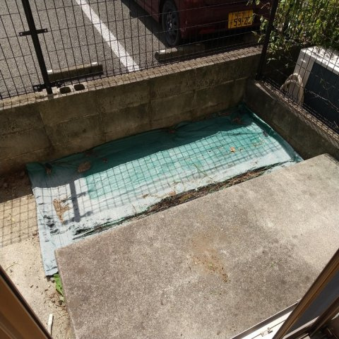 熊本市南区城南町下宮地のテラスのバルコニー