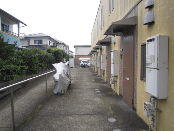 熊本市南区城南町下宮地のテラスのエントランス