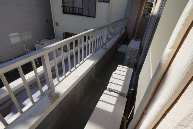 船橋市前原西２丁目の賃貸マンションのバルコニー