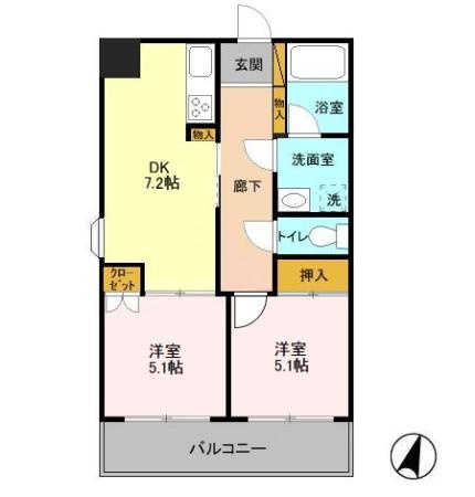 【間取り】 | アーバンエクセル蘇我