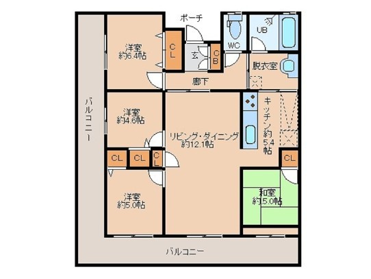 【間取り】 | プラウディアコート糸満西川