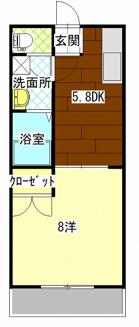コージーコートの間取り