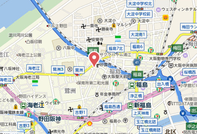 【地図】 | アリオーラ西梅田