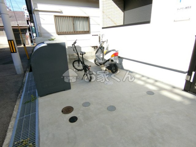 【駐車場】 | ディアマン東尻池 | 駐輪スペース