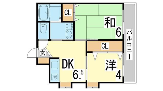 【間取り】 | メゾンドルミエール妙法寺