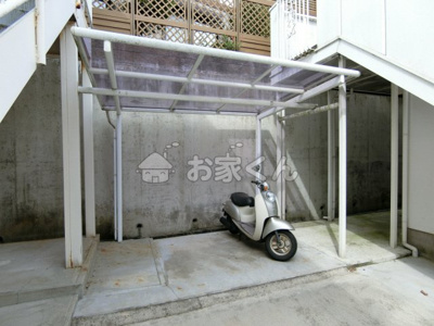 【駐車場】 | ストークハイツA棟 | 駐輪場