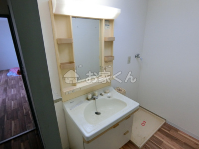 【洗面所】 | グリーンハイツ妙法寺B棟 | 独立洗面台(改装中の写真になります)