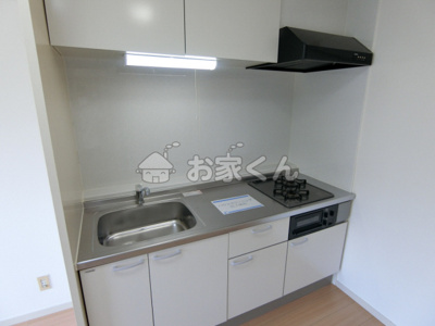 【キッチン】 | ハイツ菊水 | システムキッチン（ガス2口グリル付き）
