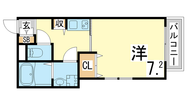 【間取り】 | ワコーレヴィアーノ長田大塚町