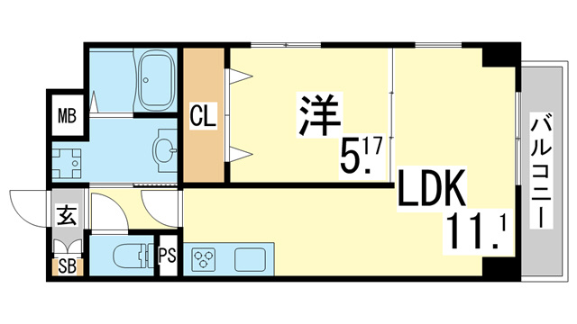 【間取り】 | クラシェス新長田