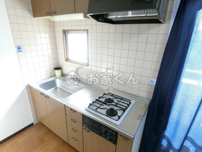【キッチン】 | 林マンション | システムキッチン（ガス2口グリル付き）