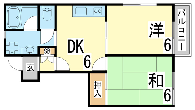 【間取り】 | 山下ハイツ